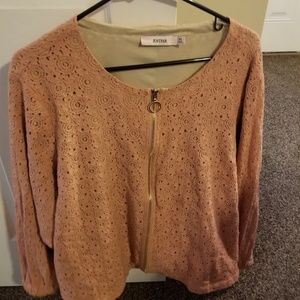 Crochet Bomber Jacket